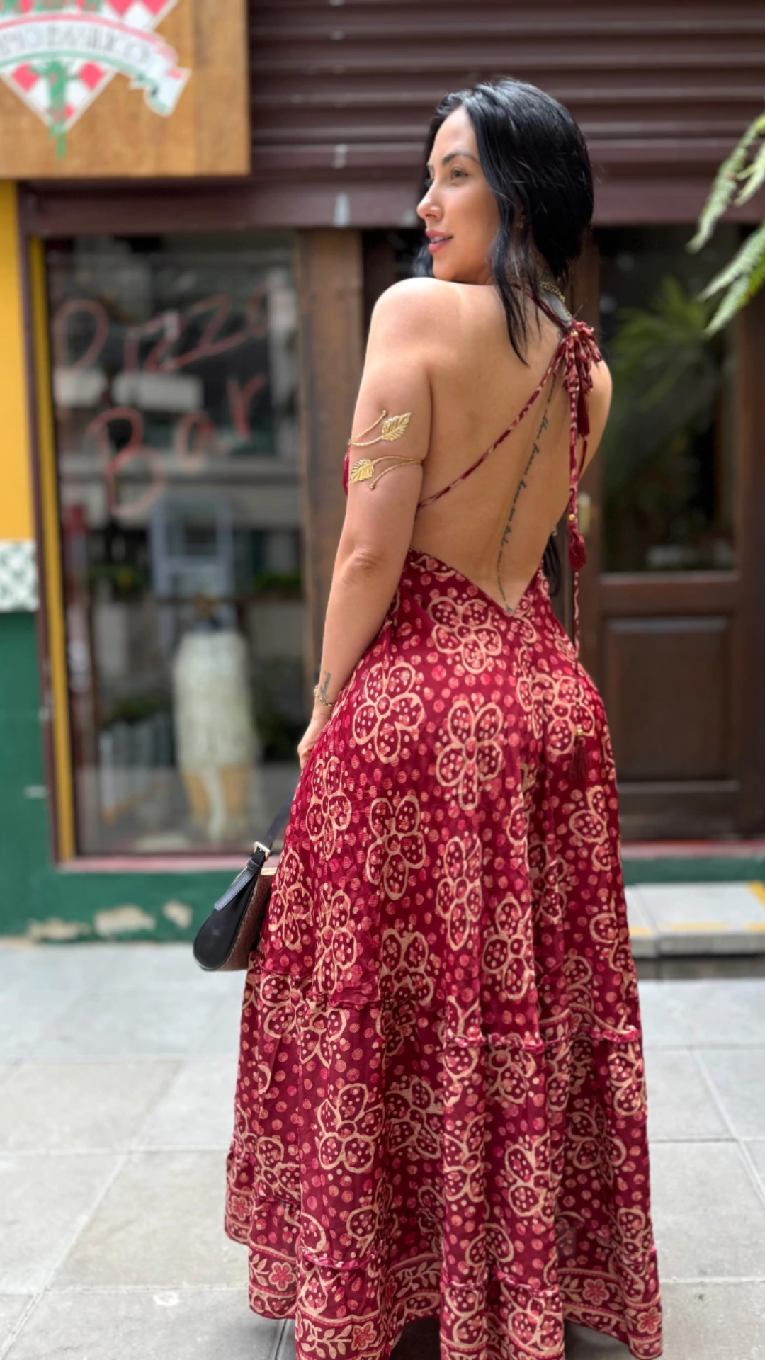 Vestido Longo Sharmila Vermelho