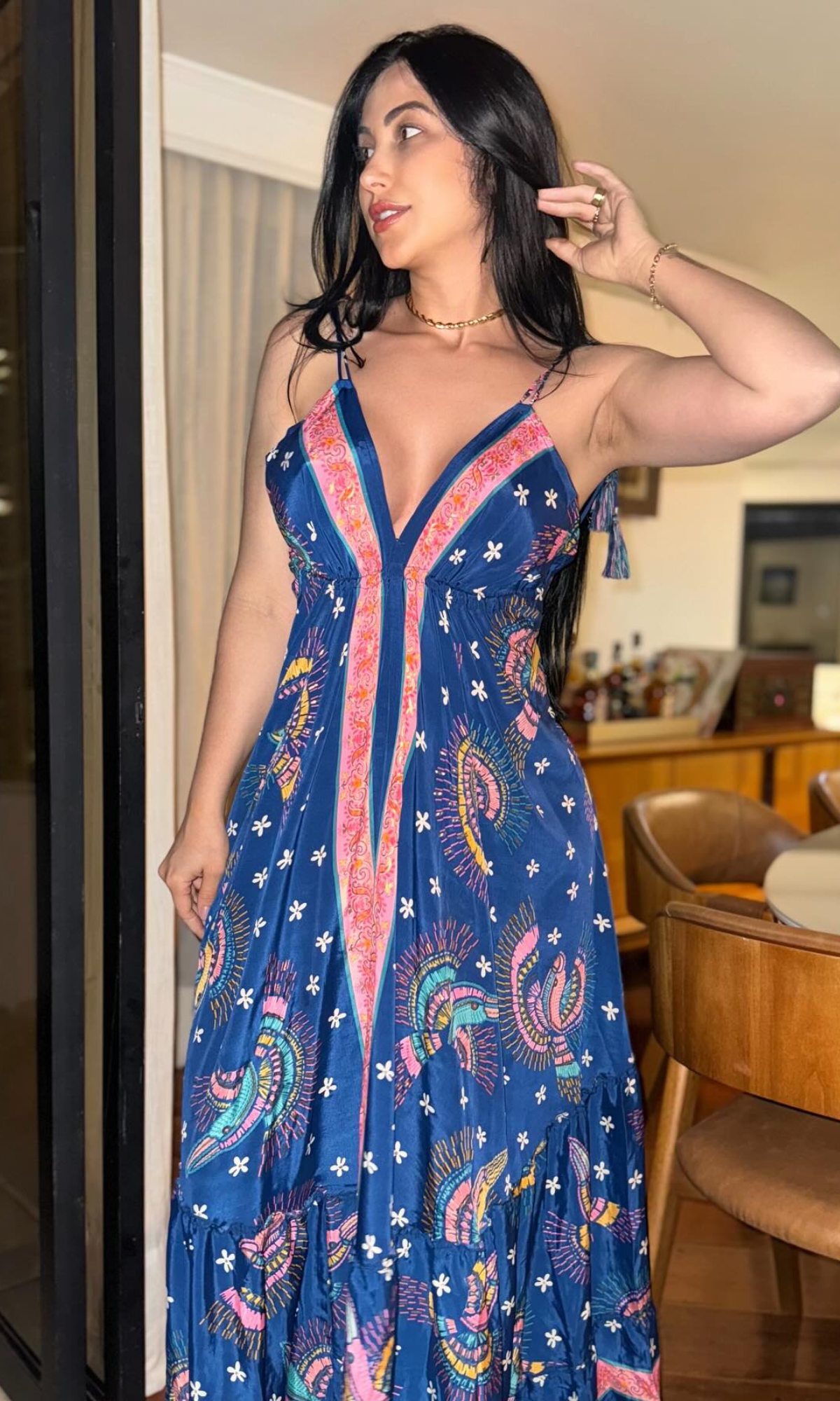 Vestido Vandana Azul